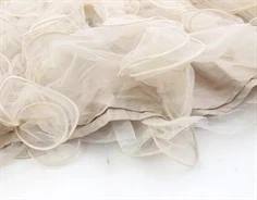 MarMar cream taupe ballerina frill nederdel Solvig